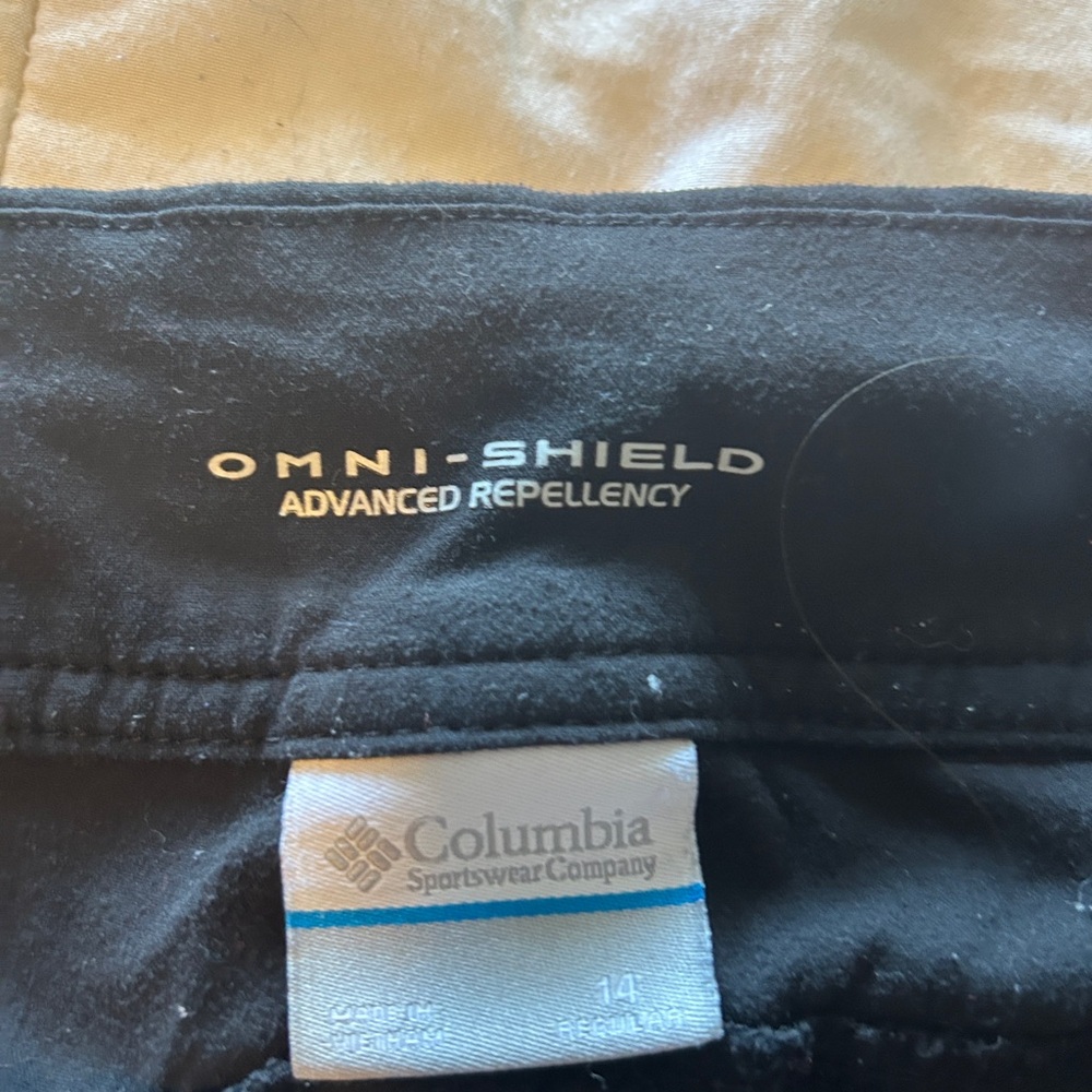 Columbia Black Omni-Shield Trousers